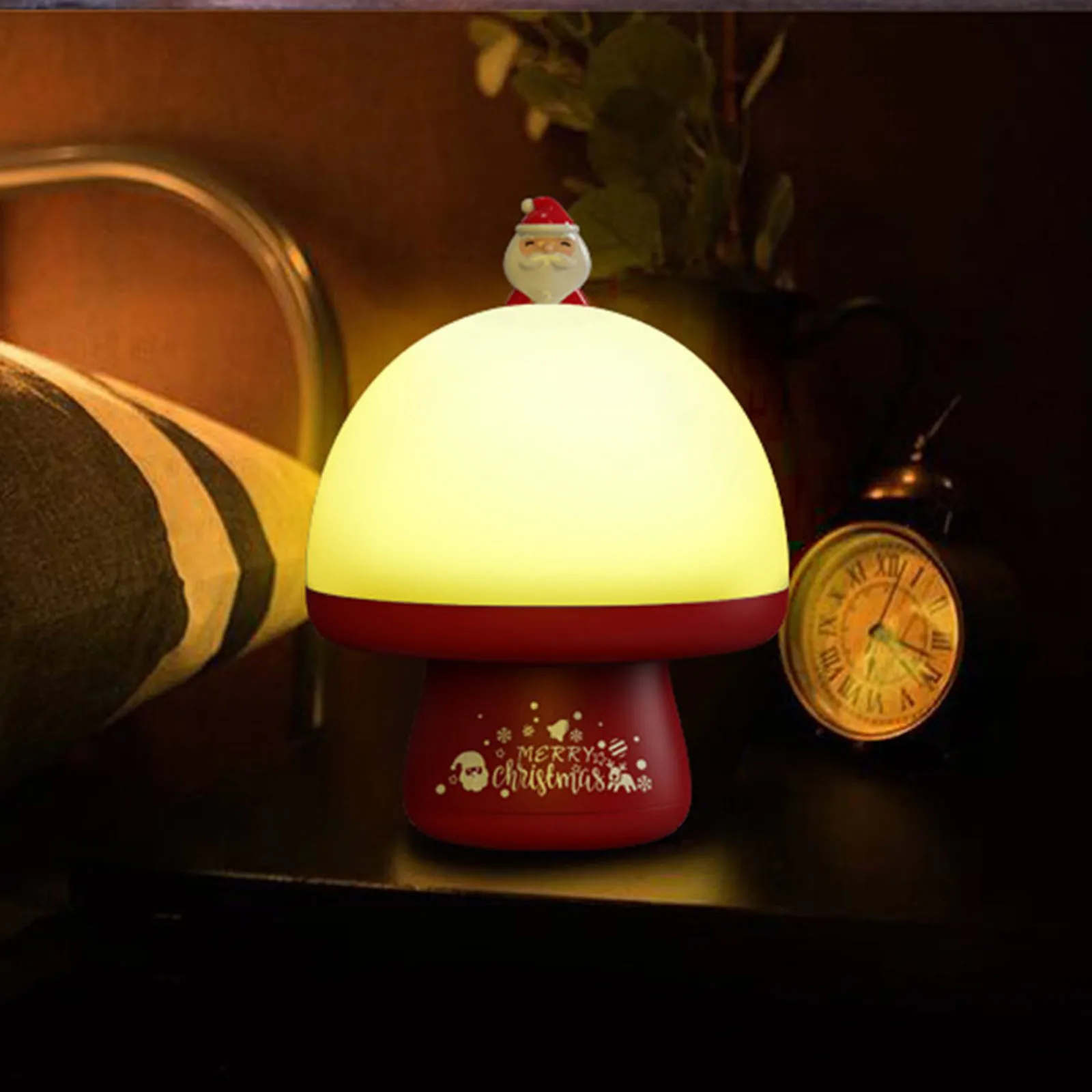 

Star Projector Lamp Santa Claus Rotating Romantic Atmosphere Night Light Decortive mushroom Light Christmas Projector Table Lamp