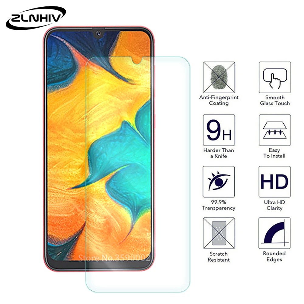 Zlnвич для samsaung galaxy A10 A20 A30 A40 A50 A60 A70 закаленное стекло Защита экрана телефона