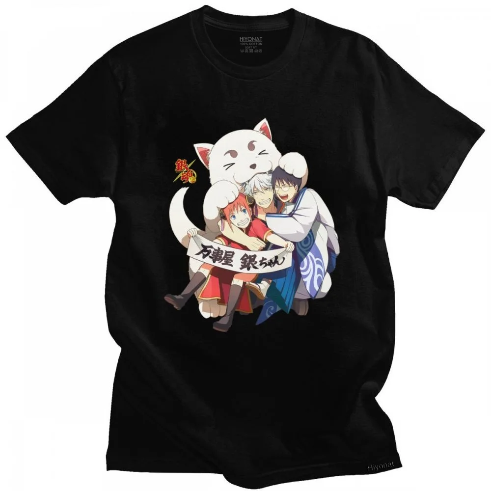 

Оригинальная обувь с рисунком из аниме «Gintama Gintoki Саката футболка Для мужчин принт с коротким рукавом Gintoki Саката пятиконечная звезда Елизав...