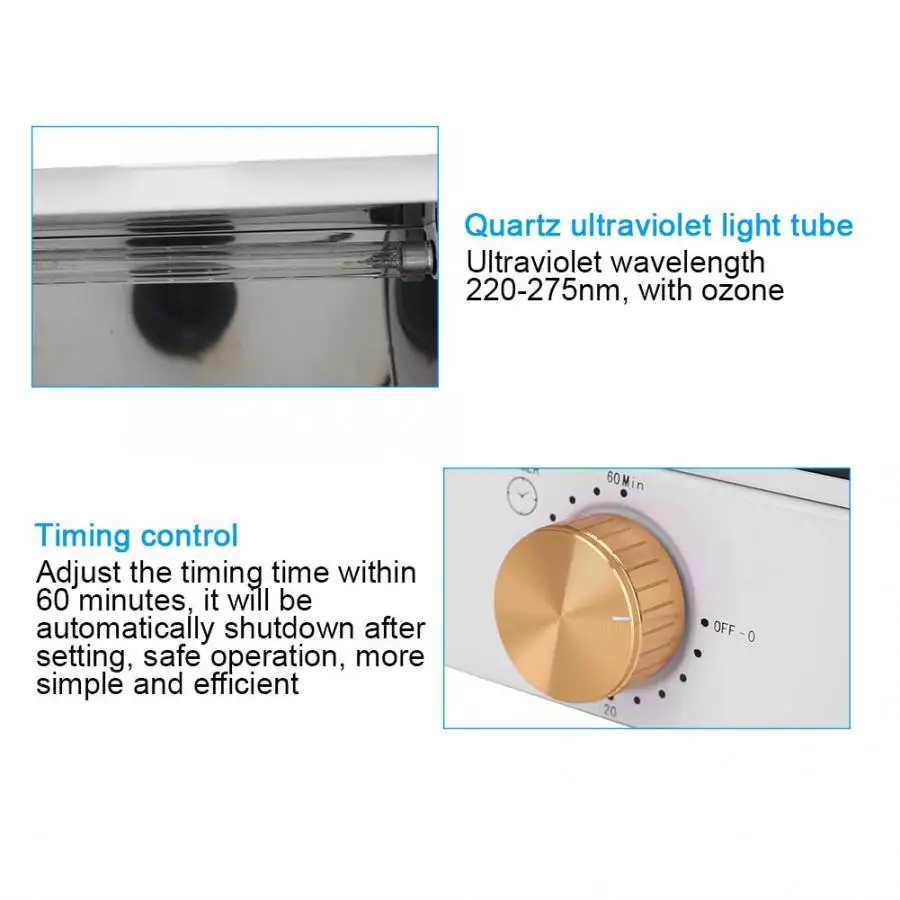 

8W 6L UV Cabinet Timing Control Ultraviolet Cabinet For Nail Art Maternal And Child Products Tattoo Can Be Used