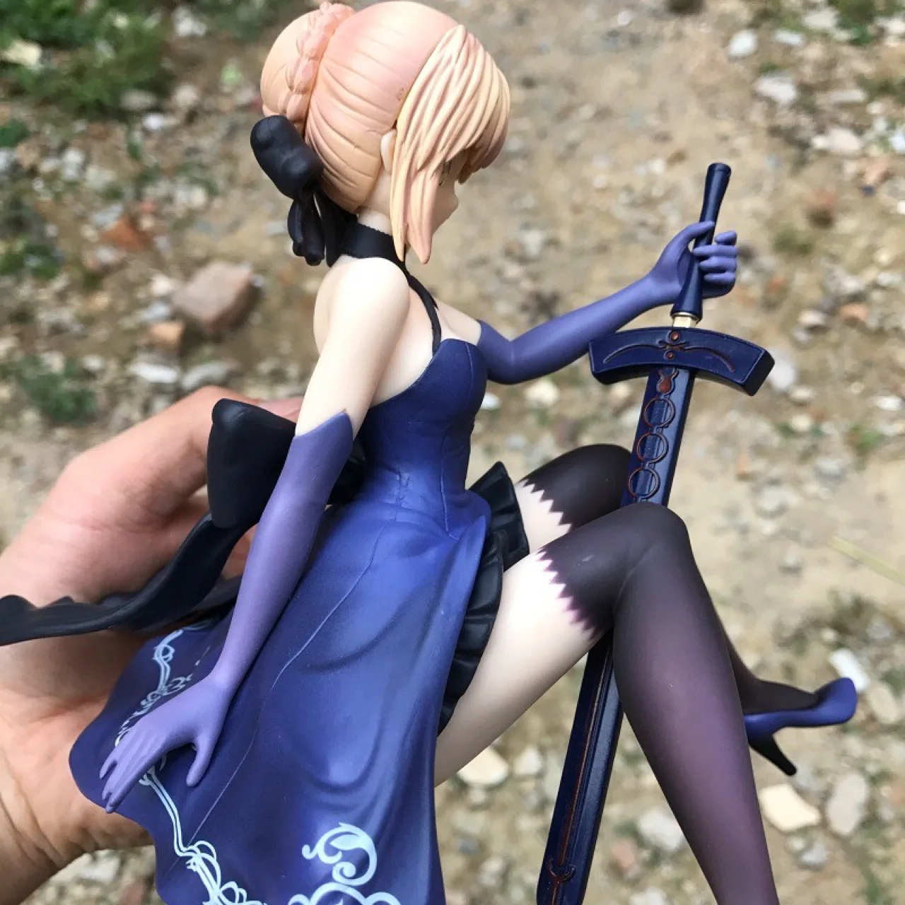 Новейшее черное платье саблей Fate Stay Night Ver. Экшн фигурка из ПВХ аниме модель