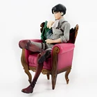13 см крутая игрушка Figur мини-аниме игрушка Figur атака на Титанов Леви Аккермана Solider Levi кресло для сна Ver. Экшн-фигурка из ПВХ