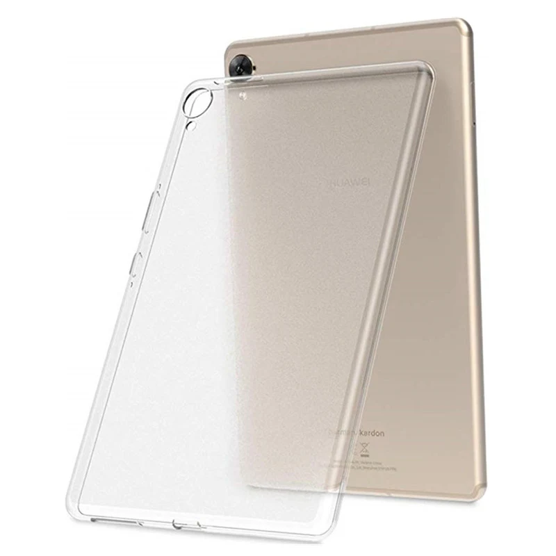 Чехол для Huawei MediaPad Honor WaterPlay 10 1 8 0 Play T3 7 9 6 прозрачный силиконовый ударопрочный