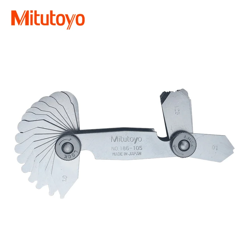 

Original Mitutoyo Radius Gage Set,186-105 1-7mm, 186-106 7.5-15mm,186-107 15.5-25mm,Internal and outside Radius Gauge,Japan made