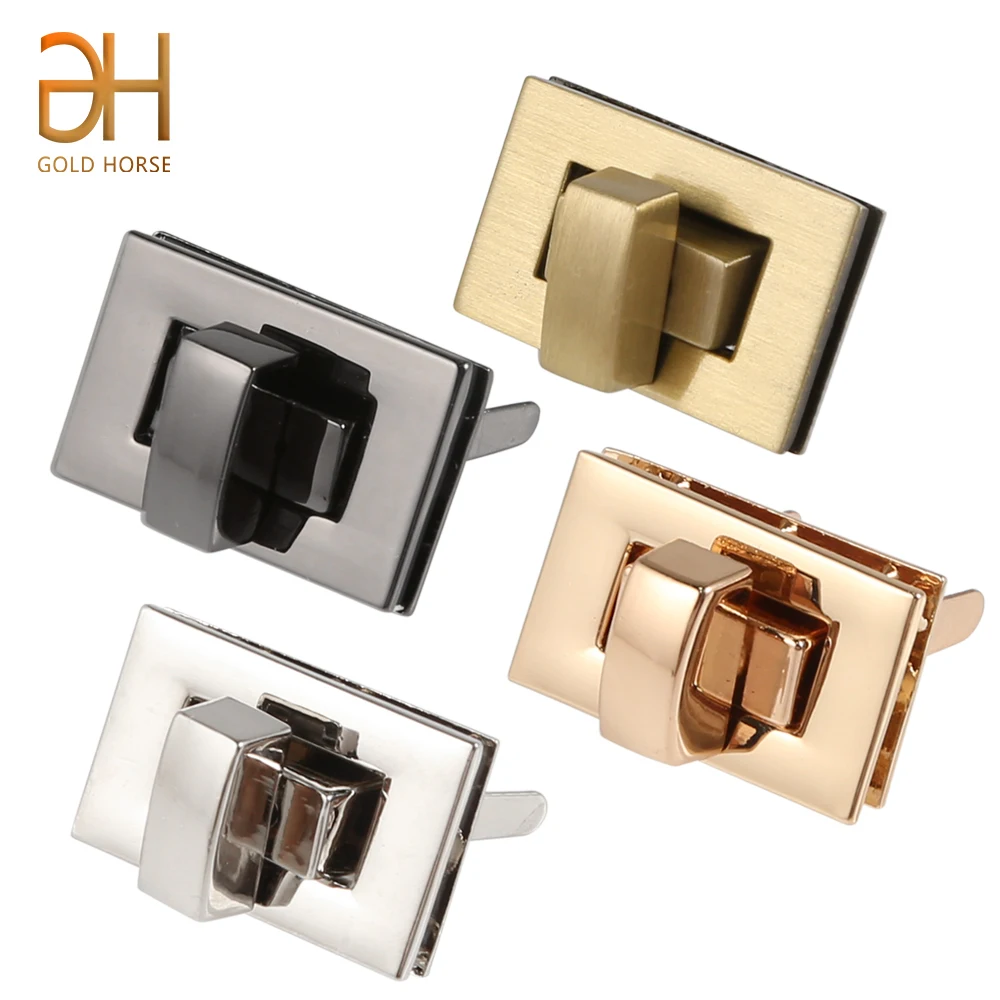 Металлическая квадратная сумка 2 6 см поворотный замок поворотная застежка