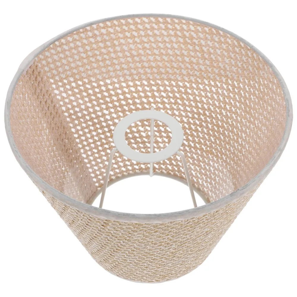 1 шт. настольная лампа абажур простой стиль бытовой имитация тканый для