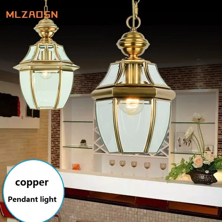 Освещение в европейском стиле полностью медные водонепроницаемые креативные