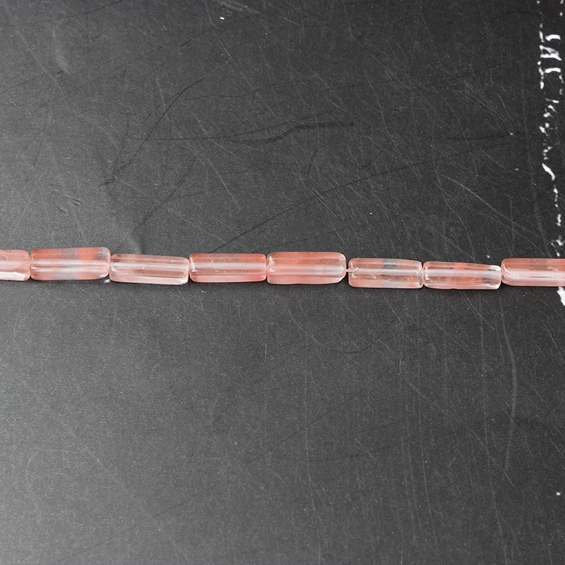 LanLi модные украшения 4x13 мм Прямоугольник натуральные камни бусы DIY для мужчин и