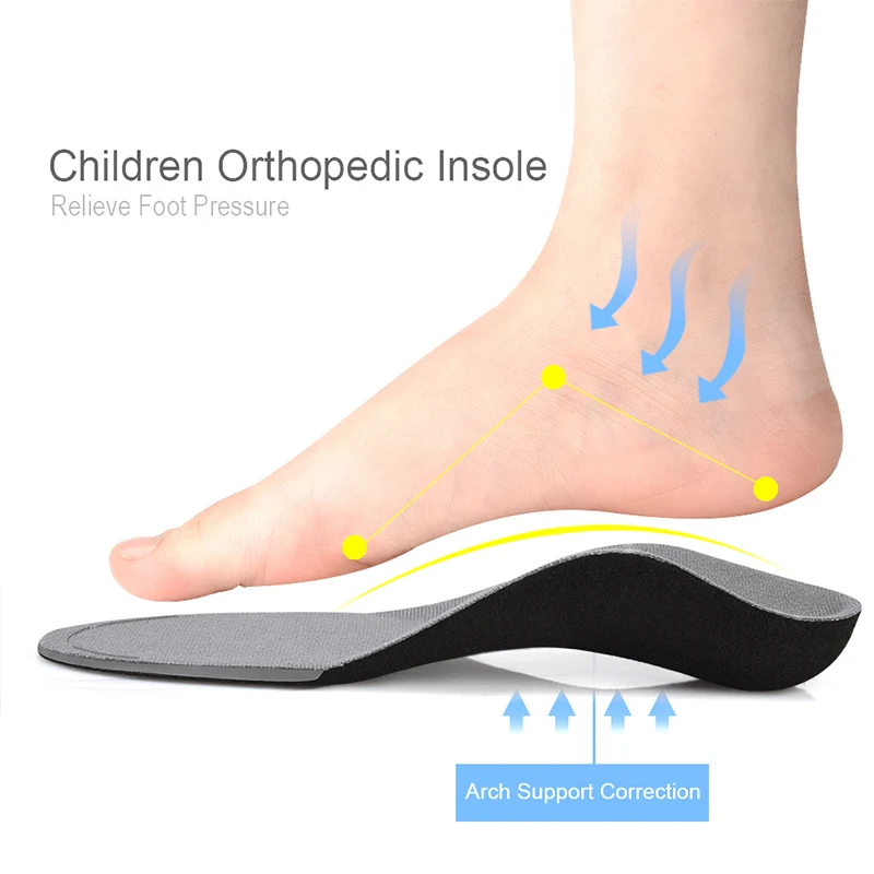 Soumit ортопедические стельки для детей супинатор плоскостопия обувные прокладки