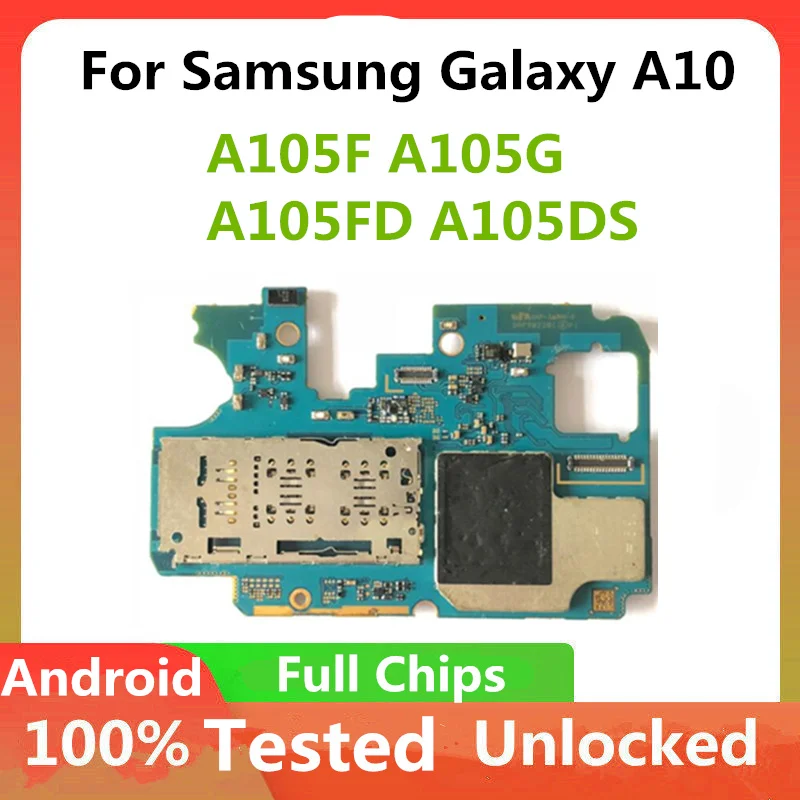 Материнская плата для Samsung Galaxy A10 A105F/G A105FD/DS оригинальная разблокированная