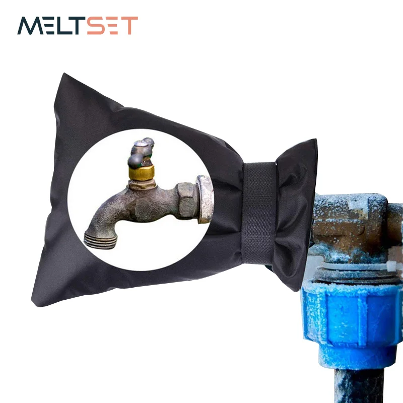 Чехол для смесителя на зиму защита от замерзания ткань Оксфорд водозащита мороза