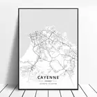 Картина на холсте Cayenne Pau, Тулуза, неймс, Ренн, клеромонт-ферранд, Шамбери, Франция