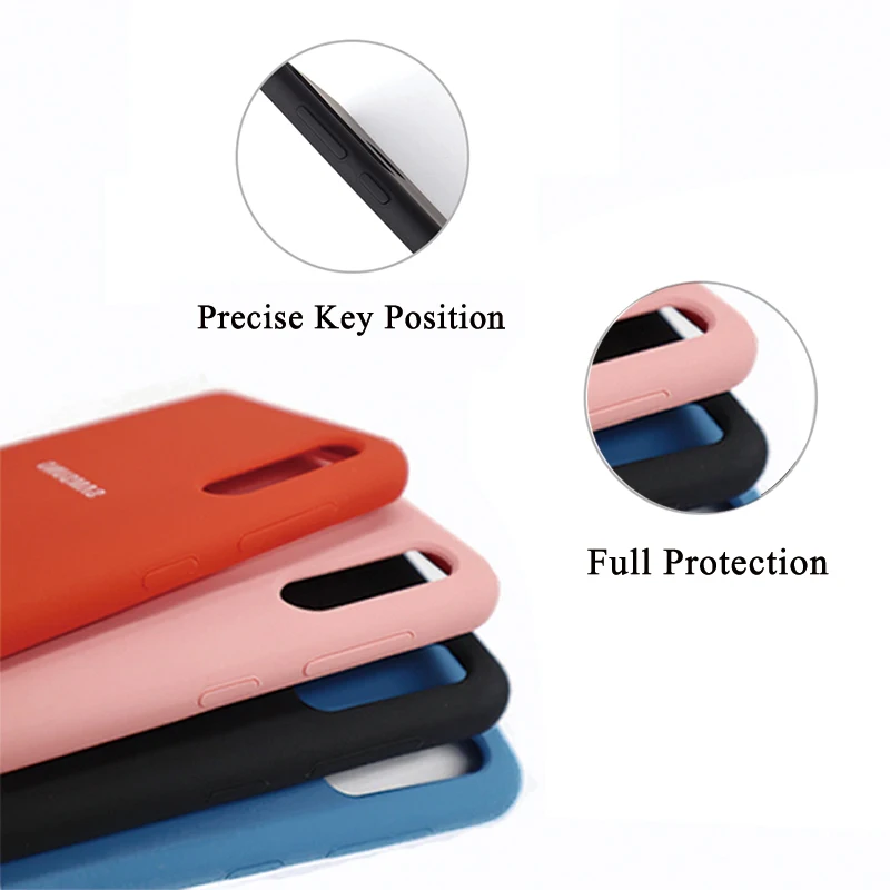 Чехол из жидкого силикона для Samsung Galaxy A90 Мягкий защитный чехол A70 A60 A50 A40 A30 A20 A10