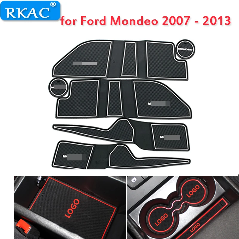 Автомобильные наклейки для Ford Mondeo 2007 - 2012 MK4 дверной коврик с желобом