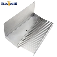 kegerator beer drip traystainless steel wall mounted drip tray with drain hole craft beer beverage dispenser homebrew bar tool
