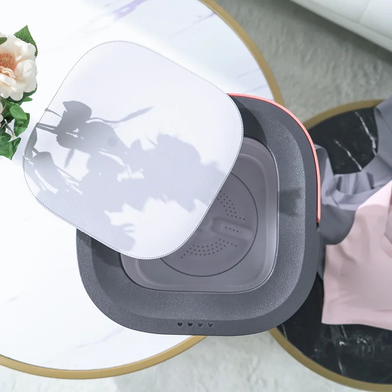 

Mini Washing Machine Folding Underwear Washer Laundry Machine For Travel Outdoor Portable Automatic Wash Bucket Small Household