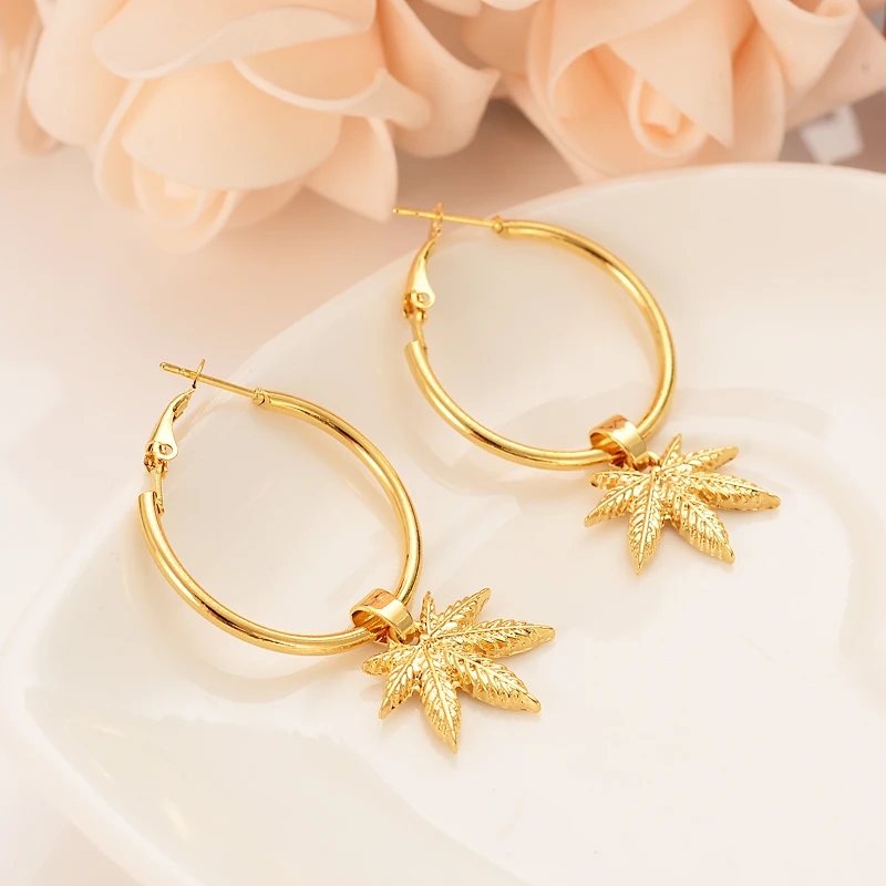 Африканвечерние ничный подарок Очаровательные Подвески в виде листа Марихуана