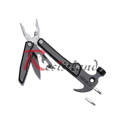 

Multi-function Hammer Universal Hammer Multi-purpose Pipe Wrench With 10 Functions Iron Hammer Manual Power Nail Shooter Gun