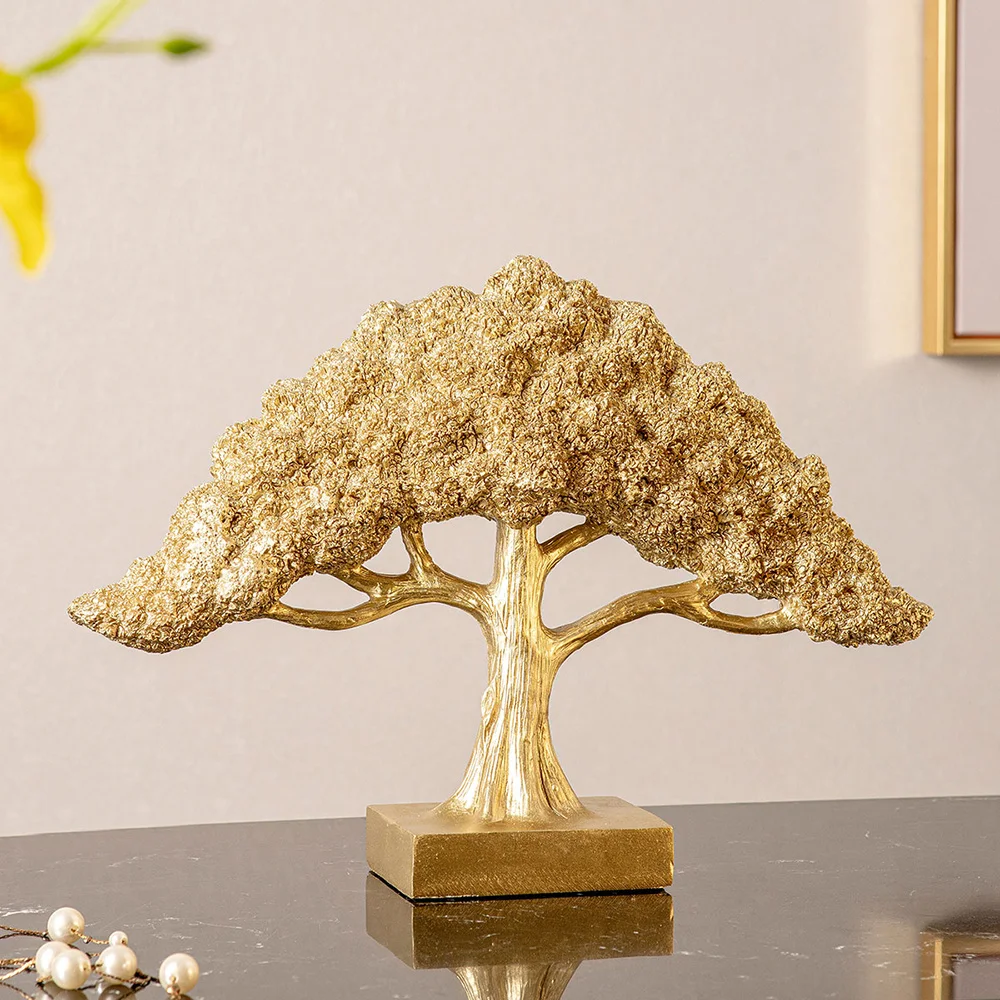 

Living Room Decoration Home Decor Mascot Sculpture Fortune Tree Statues for Decoration Home Decore Feng Shui Statue Resin