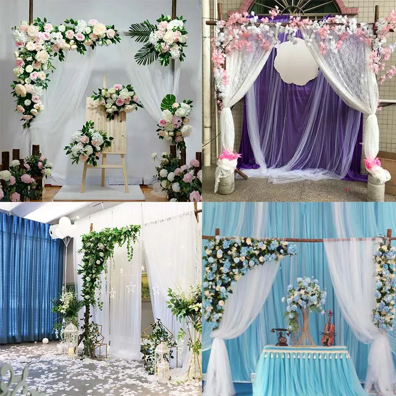 Тюль из органзы с кристаллами 72 см x 10 м | Дом и сад