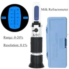 Ручной флейтестер с ATC для измерения содержания сахара в воде, шкала в бриксе 0  20% в розничной коробке 30%