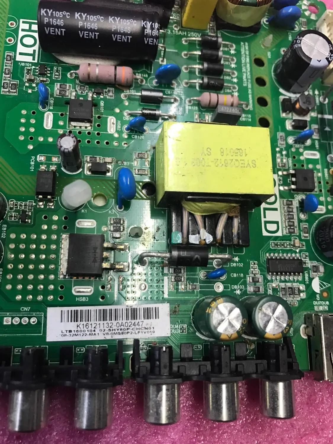 

Original L32F1B motherboard MS80P2 TP.VST69D.PB776 with screen LVW320CS0T