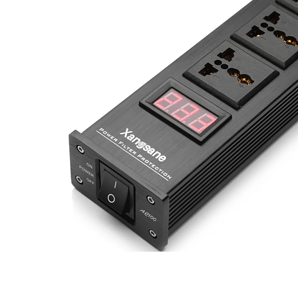 Высококачественный Улучшенный светодиодный аудио фильтр для очистителя питания