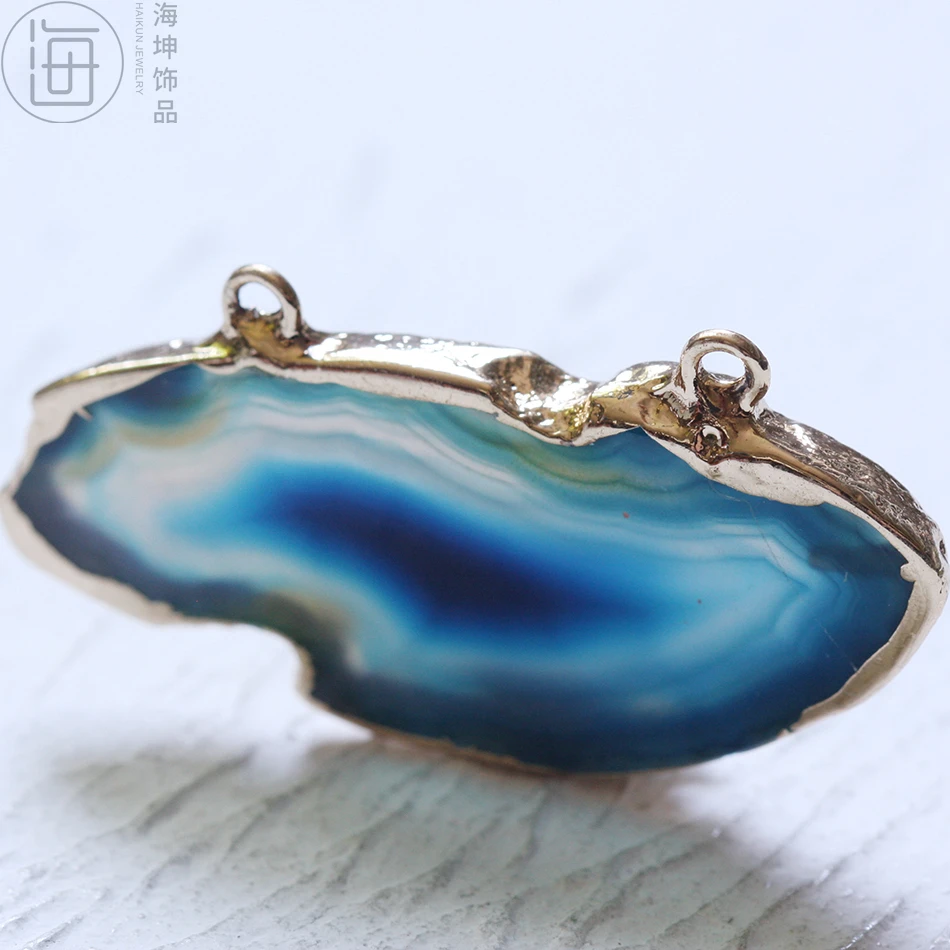 Подвеска из натурального камня 38*22 мм | Украшения и аксессуары