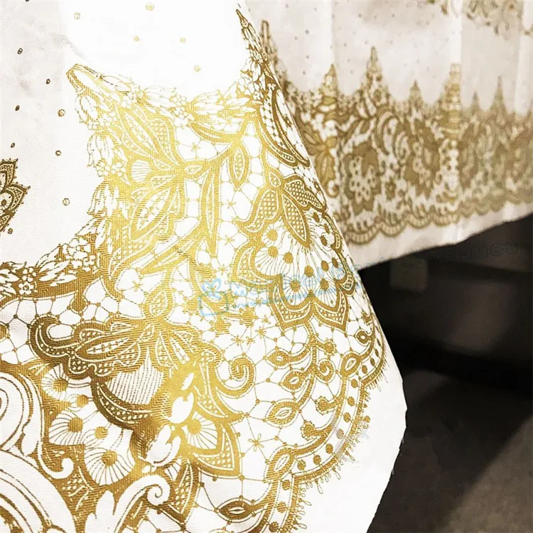 

5pcs Gold/Silver Table Cover Square 140cm TableCloth for Birthday Hen Party Bachelorette Wedding Anniversary Christening Deocr