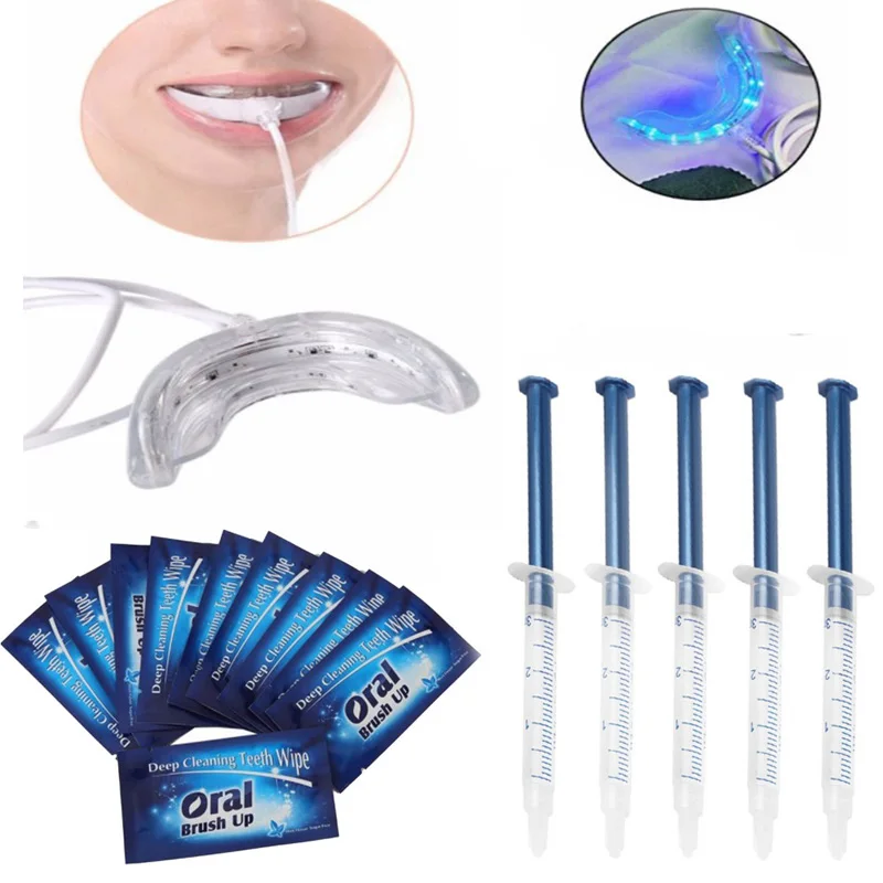 

Luxary Smart iPhone/Android/USB Connect Dental Bleaching Gel System Device 16 LED Teeth Whitening Light