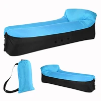 inflatable outdoor camping bed folding lounger sofa portable sleeping bag camp beach air mattress picnic chair indoor sofa couch