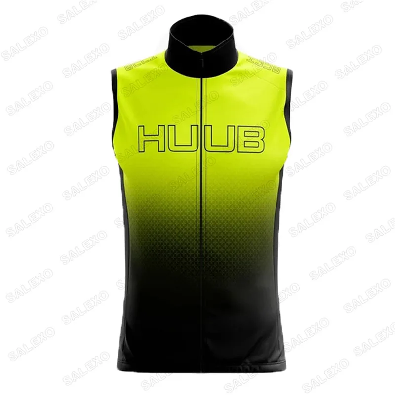 HUUB Pro Team 2021 Летний жилет для велоспорта защита от ветра Для мужчин ветрозащитный