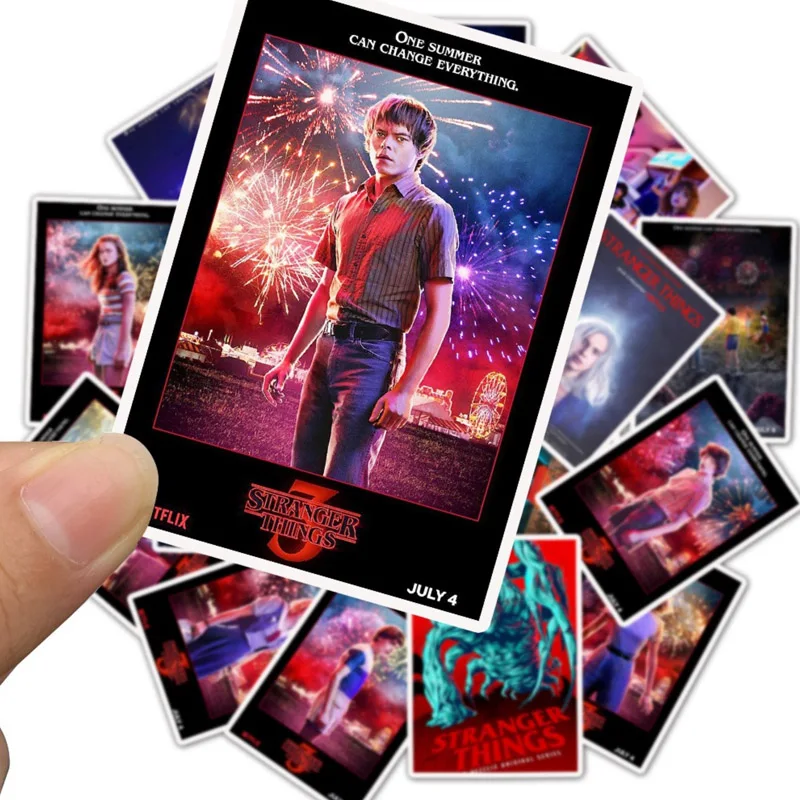 50 шт./лот серия Stranger Things 3 наклейки для ноутбука мотоцикла скейтборда багажа