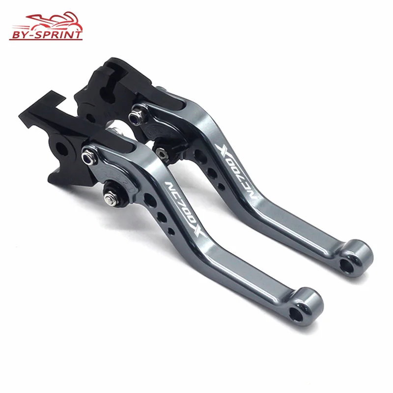 

High Quality Motorcycle Accessories CNC Aluminum Short Brake Clutch Levers For Honda NC700X NC750X NC700X 750X LOGO 2012-2017
