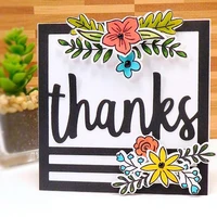 thanks greeting words coffee cup metal cutting dies for scrapbooking craft die cut card making embossing stencil photo almub