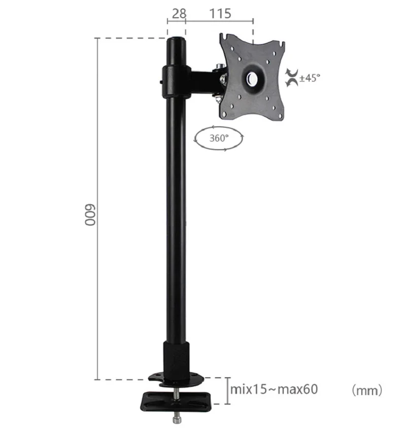 Lcd Led Tv Bracket Vesa Mount Computer Tower Support Xc11/xc31