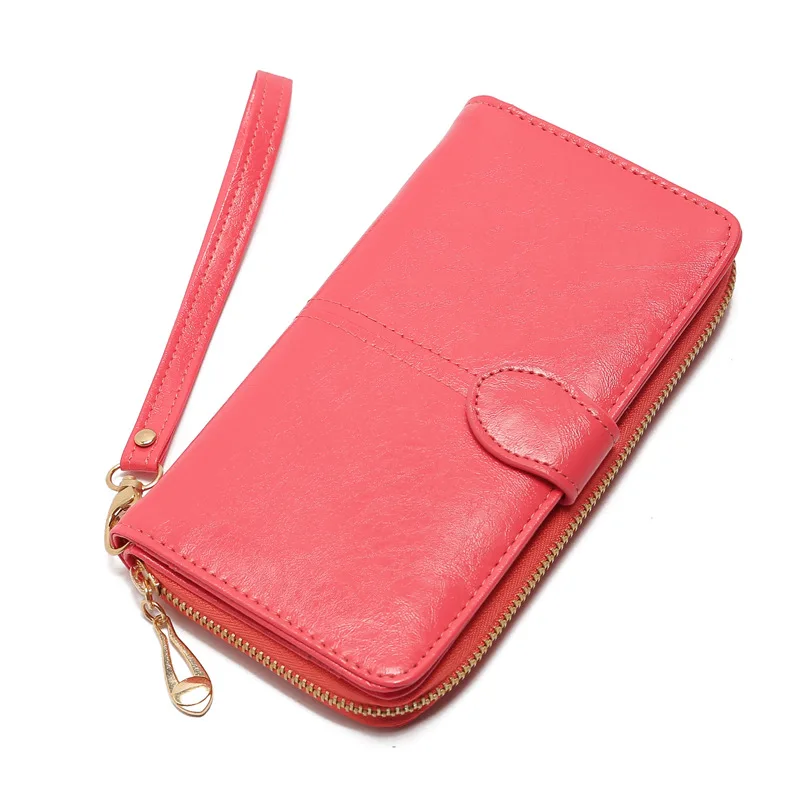 

Fashion Women Ms Zipper Wallet Long High Capacity Coin Purse Phone Bag Multifunction Hold In Hand Purse Luxury Wallet