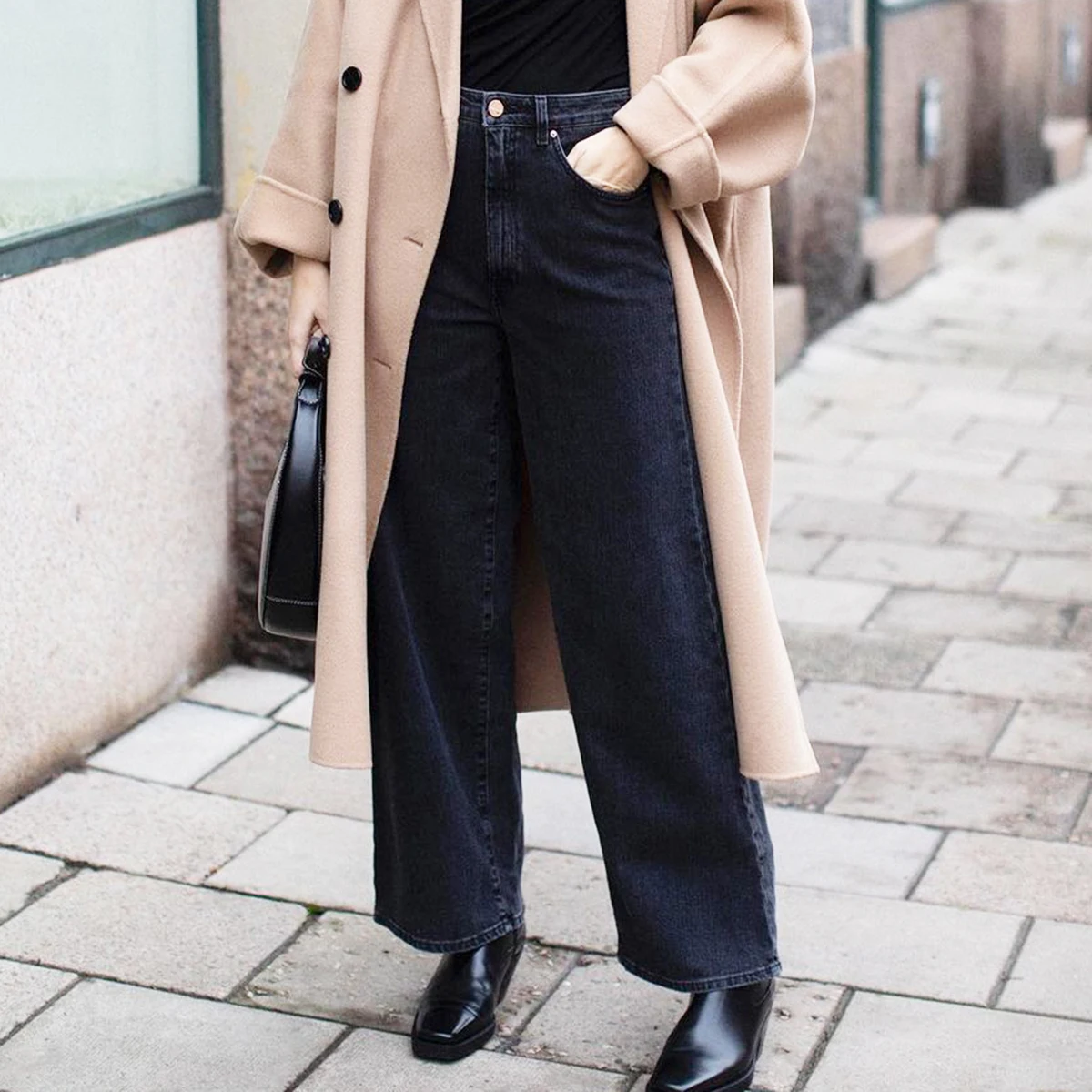 Pirate Hippie Barrel Leg Jeans Woman Spring Summer High Waist Button Cotton Wide-leg Denim Trousers Casual Vintage Classic Pants