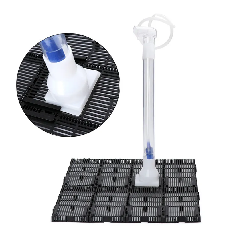 

Пластины фильтра песка дна аквариума с воздушным камнем Выдвижная водопроводная труба аксессуары для аквариумного фильтра, 16/32 шт.