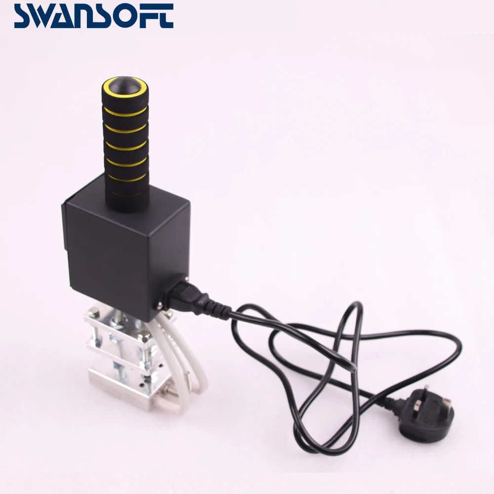 SWANSOFT Новый 90SC двухцелевой ручной кожаный логотип горячее тиснение фольгой