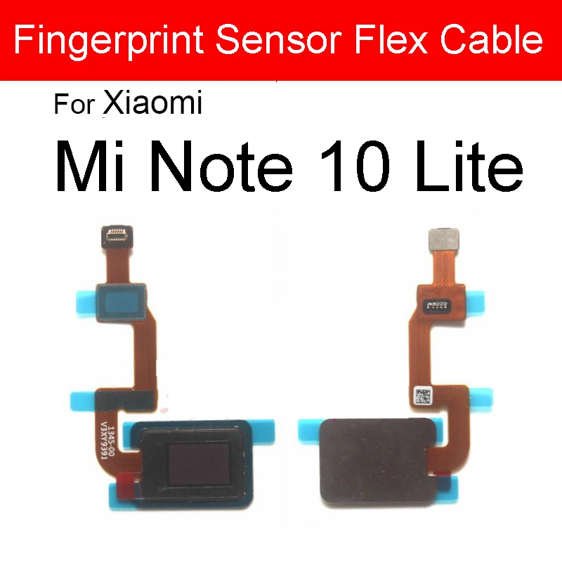 

FingerPrint Sensor Connector Flex Cable For Xiaomi Mi Note 10 Lite M1910F4G Under-screen Fingerprint Reader Flex Ribbon Repair