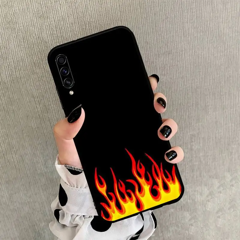 

Fashion Flame Pattern Phone Case For Samsung galaxy S 21 20 10 8 A 51 71 50 21s 70 40 20 20e note 10 plus Ultra 5g fe