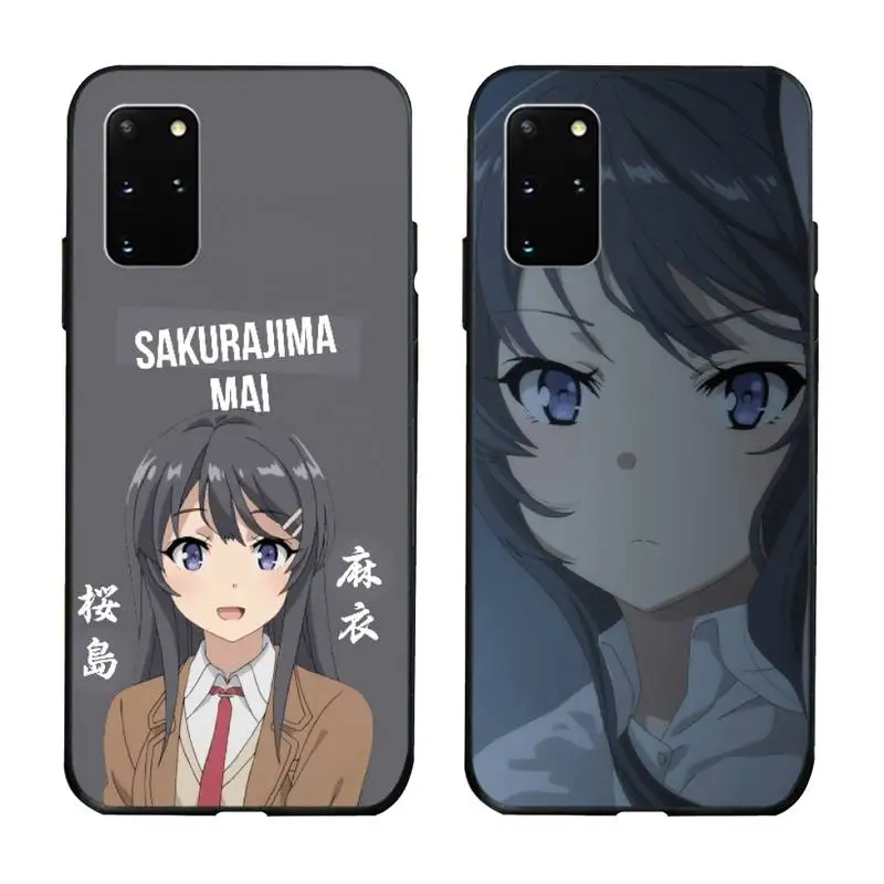

Mai Sakurajima Aesthetic Phone Case for Samsung S20 plus Ultra S6 S7 edge S8 S9 plus S10 5G lite 2020