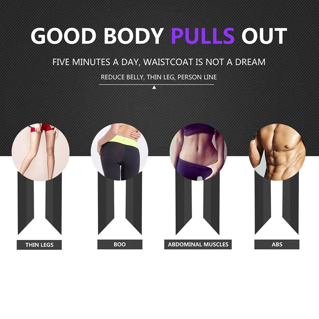 Эластичный резиновый тренажер для живота эластичная лента домашнего спортзала