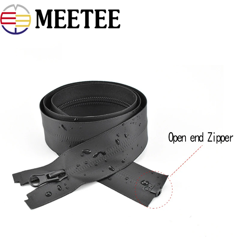 Комплект из 2 предметов Meetee 5 # разъемная застежка молния 20 100 см Водонепроницаемый