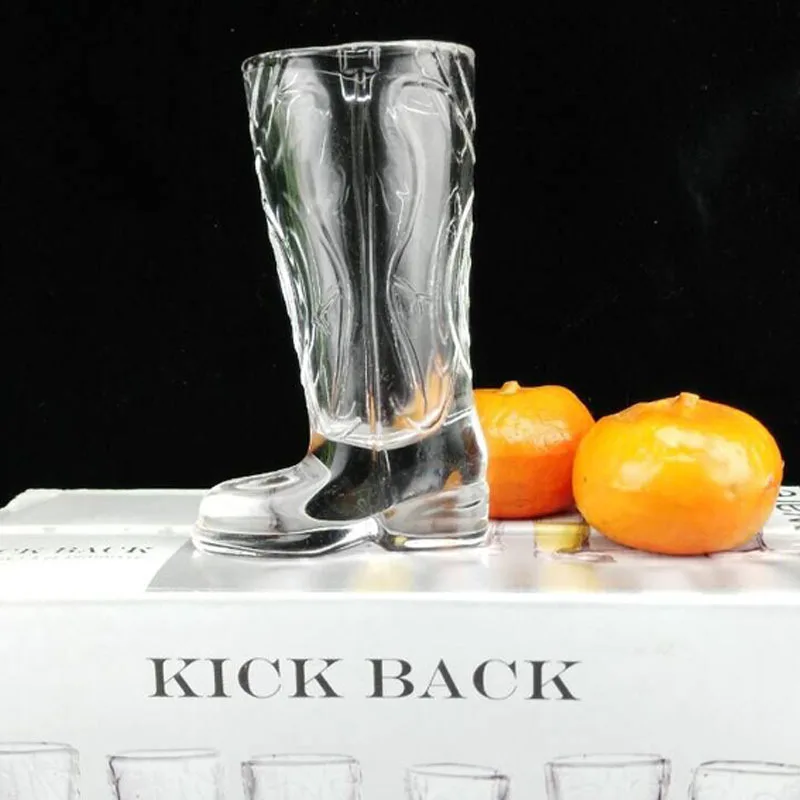 Креативные ботинки стеклянные спиртные напитки стеклянная водка бокал для вина
