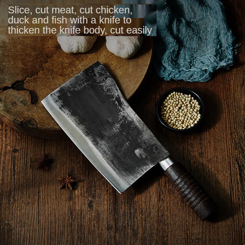 

7 дюймов, кованый нож ручной работы для шеф-повара, нож для мяса, мясницкий нож, острый нож для цыплят, кухонные аксессуары из нержавеющей ста...
