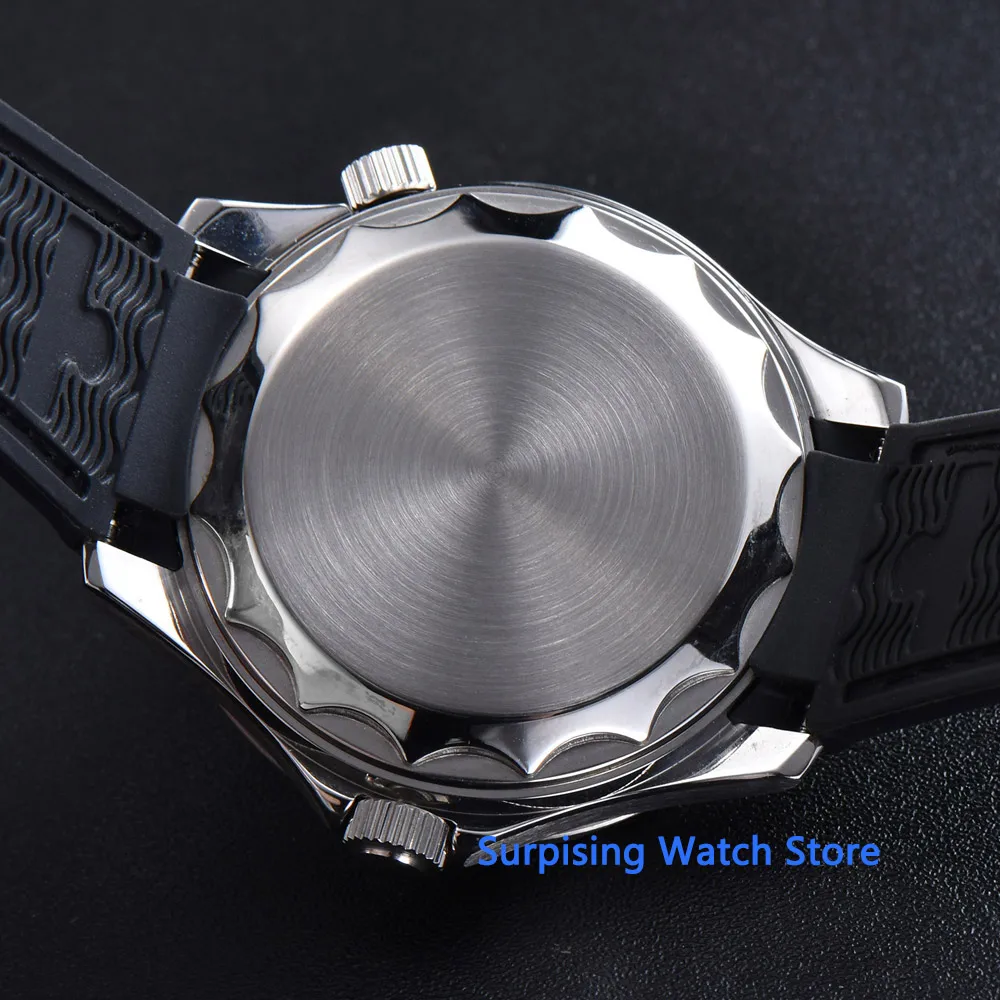 

Bliger 41mm Blue Dial Mens Automatic Watch Luminous Sapphire Crystal Date Indicator Mechanical Watch