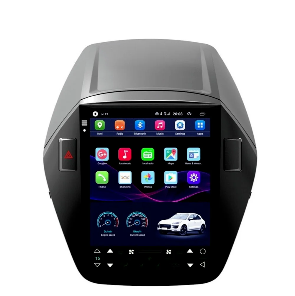 Автомобильный GPS-навигатор в стиле Tesla на Android для HYUNDAI TUCSON IX35/TUCSON IX 2010-2015