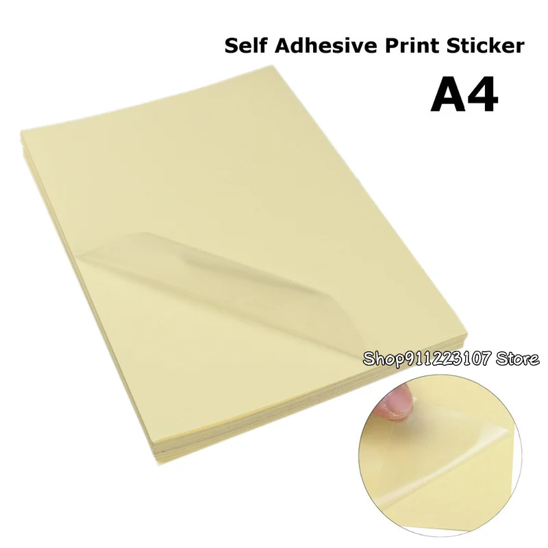 Clear Transparent Self Adhesive Sticker Paper For Laser Printer 